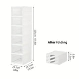 Zapatera Plegable De 6 Niveles Organizador De Almacenamiento
